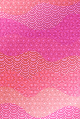 和柄　年賀状　テクスチャ　背景