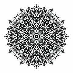 decorative concept abstract mandala illustration.