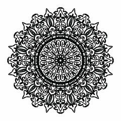 decorative concept abstract mandala illustration.