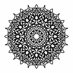 decorative concept abstract mandala illustration.
