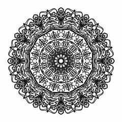 decorative concept abstract mandala illustration.