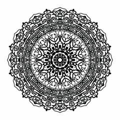 decorative concept abstract mandala illustration.