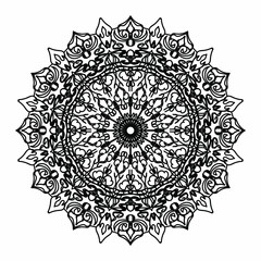 decorative concept abstract mandala illustration.