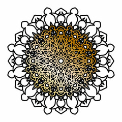 decorative concept abstract mandala illustration.