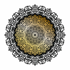 decorative concept abstract mandala illustration.