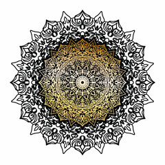 decorative concept abstract mandala illustration.