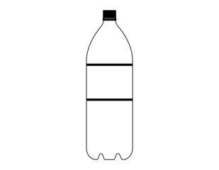 ペットボトル　　ベクターイラスト