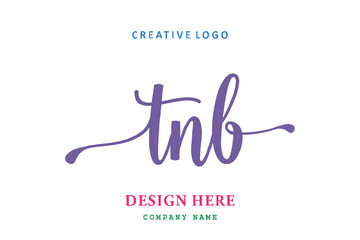 TNB lettering logo is simple, easy to understand and authoritative