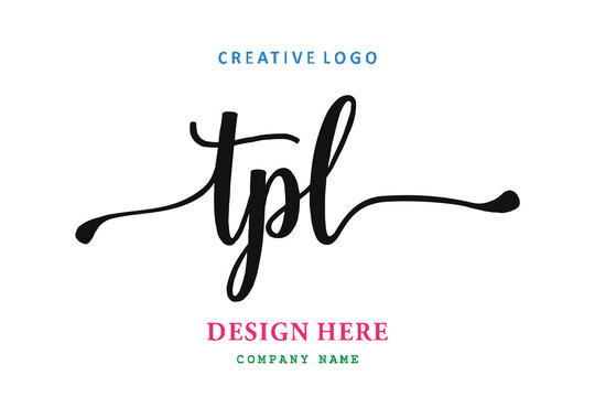 TPL lettering logo is simple, easy to understand and authoritative