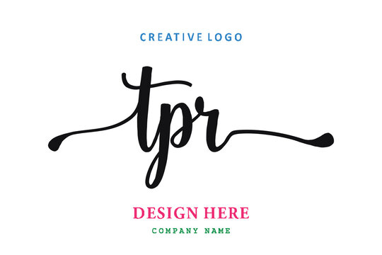 TPR lettering logo is simple, easy to understand and authoritative