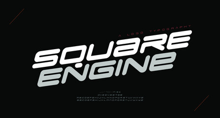 Sport modern urban alphabet fonts. Typography abstract, game, technology, fashion, digital, future creative logo font. vector illustration