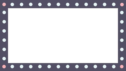ドットフレーム　モダンカラー