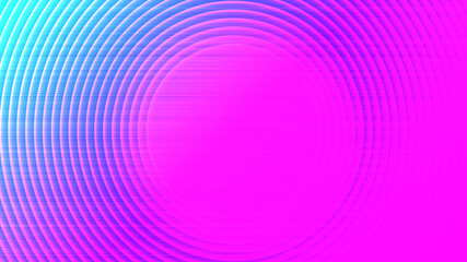 Cyberpunk futuristic background with glowing diverging circles ripple creative shape, pink-purple-blue gradient backdrop with noise texture.