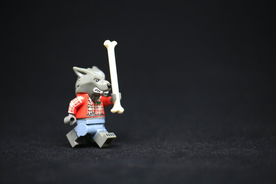 HONG KONG - September 2 2021 :  halloween dressing mini figure for celebrating halloween. halloween is one of best festival in the world