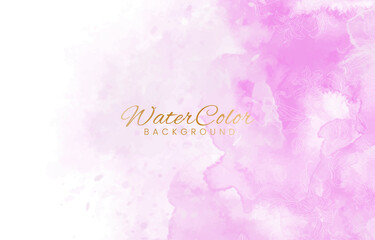 Abstract colorful watercolor for background. 