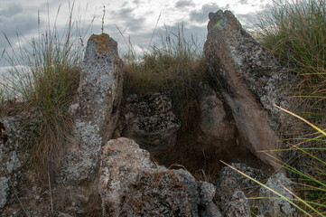 Gorafe megalithic park. Granada - Andalusia, Spain.