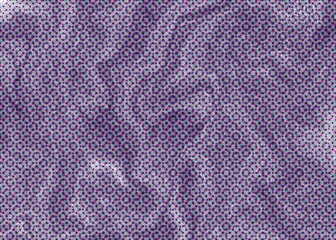 Purple fabric texture background with dots effects and liquify.Violet art wallpaper.