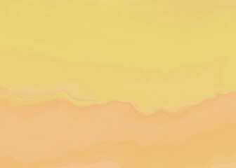 Yellow and orange waves abstract background with liquify effects.