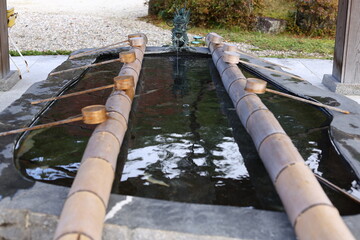 寺院の手水舎