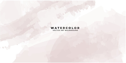 Vector watercolor art background. Wallpaper design with light purple paint brush. Illustrations for prints, wall art, covers and invitation cards.