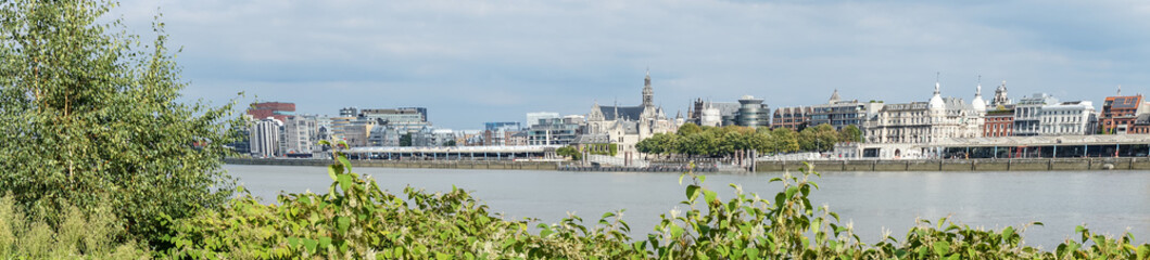 Antwerp, Belgium, a body of water with a city in the background