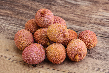 Tropical sweet exotic fruit lychee