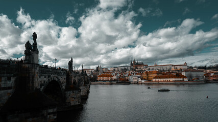 Obraz premium charles bridge city