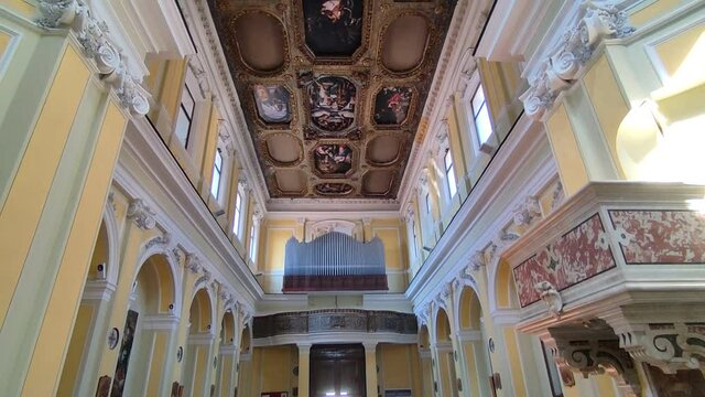 Vietri sul Mare - Panoramica del soffitto del duomo