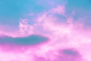 pink clouds, sky background