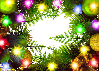 Obraz na płótnie Canvas Christmas wreath