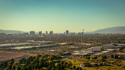 Panoramic photo of Las Vegas, USA