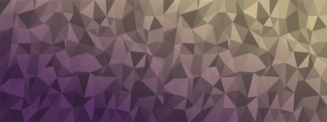Obraz premium low poly abstract background. dark natural colors chaotic triangles of variable size and rotation. Minimalist layout for business card landing page wallpaper website brochure. Trendy vector eps10