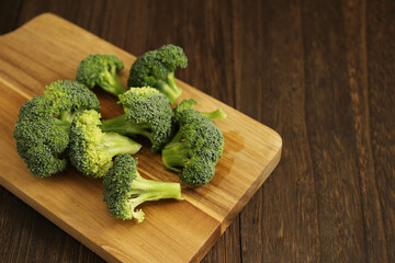 調理するために準備したブロッコリー