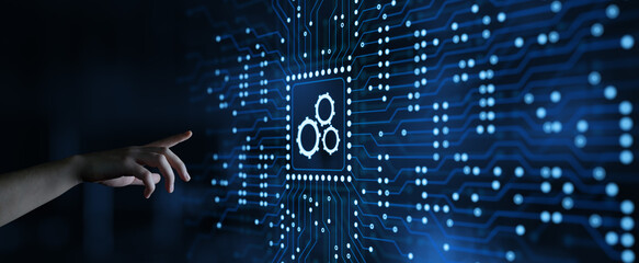 Automation Software Technology Process System Business concept