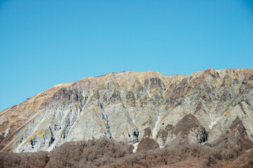 秋の絶景の大山（鳥取県）