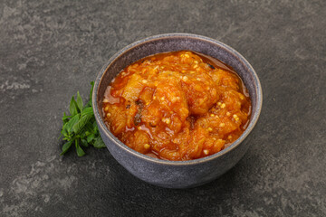 Caucasian cuisine - Mangal salad with vegetables