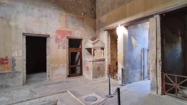 Pompei - Panoramica interna di Casa del Menandro
