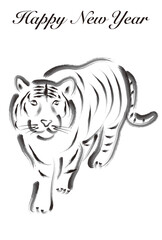 虎の年賀状
