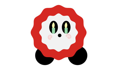 Merry Christmas design for print or use as poster, card, flyer or T Shirt