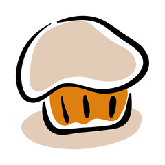 Muffin vector illustration
