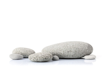 Pebble stones for podium or platform