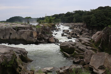 waterfall in the mountains