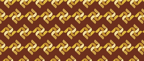 geometric pattern gold color shapes on dark background design