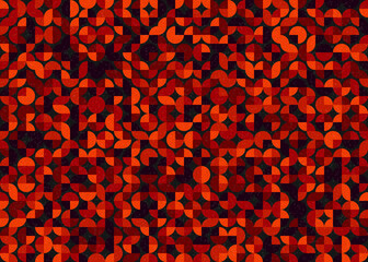 Abstract Geometric Pattern generative computational art illustration