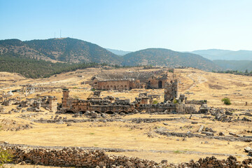 Ancient ruins near Pamukkale, Turkey