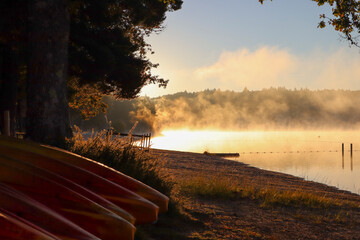 L'automne au bord du lac
