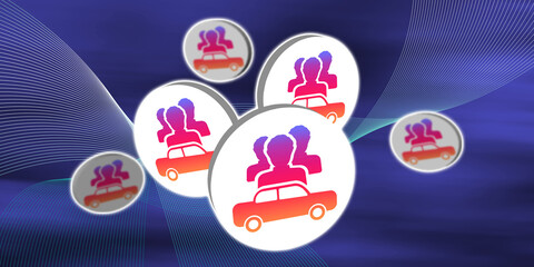 Concept of car sharing