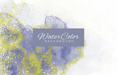 Abstract colorful watercolor for background. 
