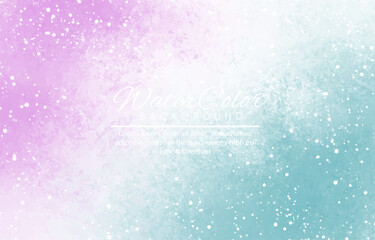 Abstract colorful watercolor for background. 