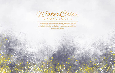 Abstract colorful watercolor for background. 